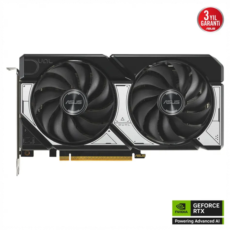 Asus Dual-rtx5060-o8g, 8gb, 128bit, Gddr7, 1xhdmı, 3xdp Gamıng Ekran Kartı