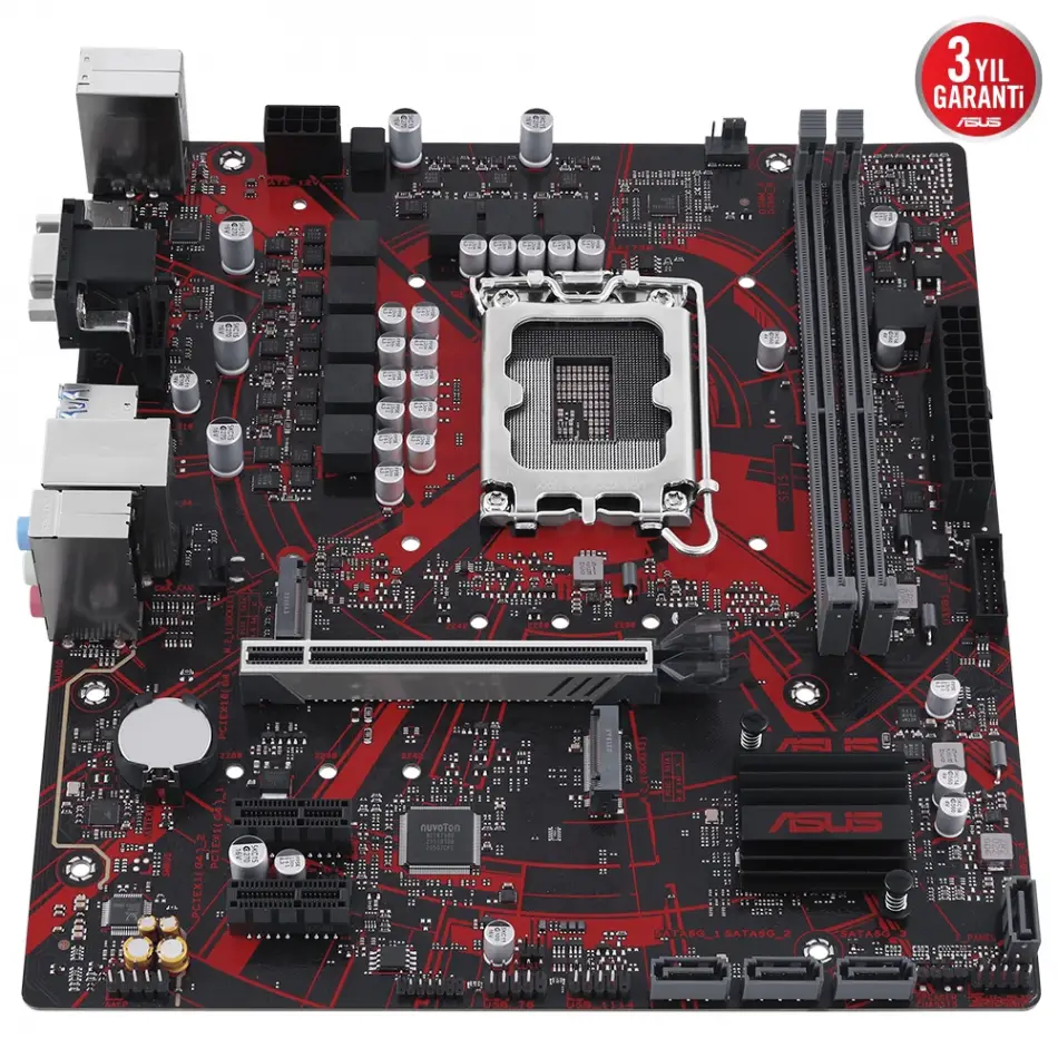 Asus Ex-b760m-v5 D4-csm 5333mhz(oc) M.2 Hdmı Vga Matx 1700p