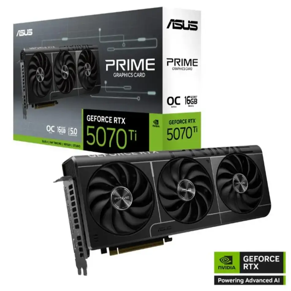 Asus Geforce Prıme-rtx5070tı-o16g 16gb Gddr7 256bıt 1xhdmı 3xdp Ekran Kartı