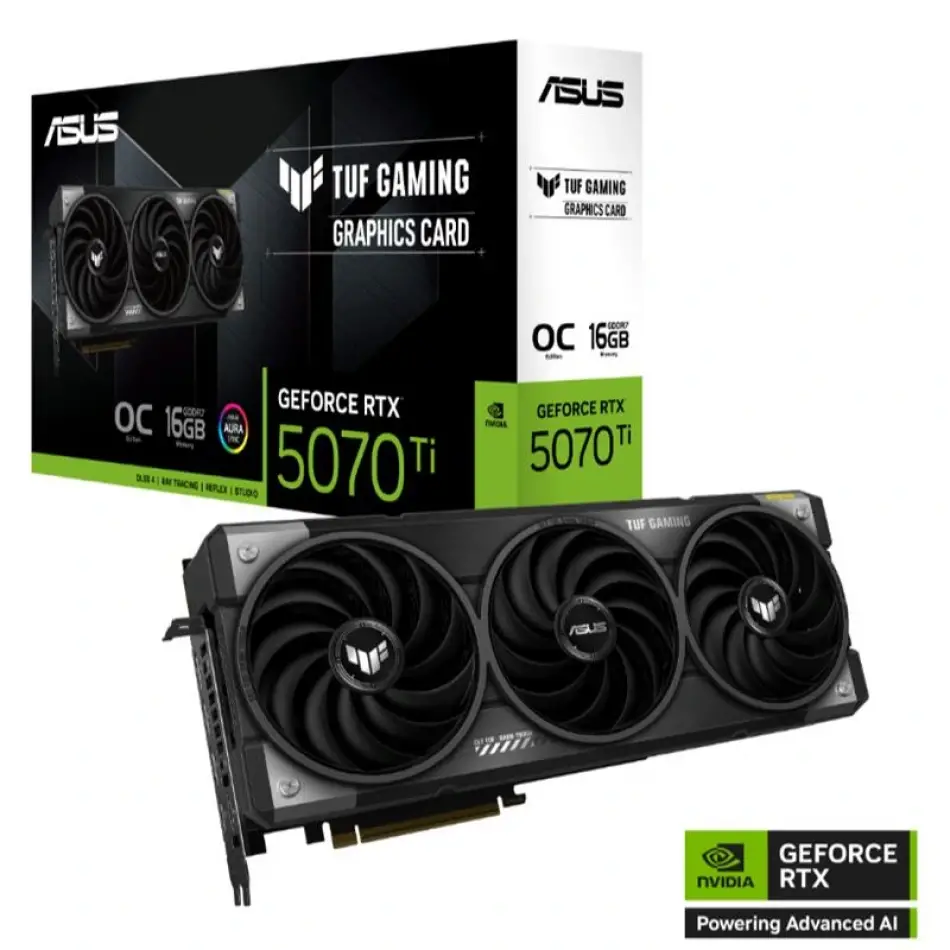 Asus Geforce Tuf-rtx5070tı-o16g-gamıng 16gb Gddr7 256bıt 2xhdmı 3xdp Ekran Kartı