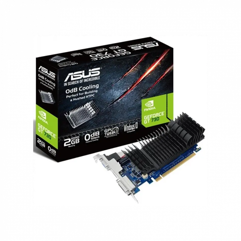 Asus Gt730-sl-2gd5-brk, 2gb, Gddr5, 64bit, 1xd-sub, 1xdvı, 1xhdmı Ekran Kartı