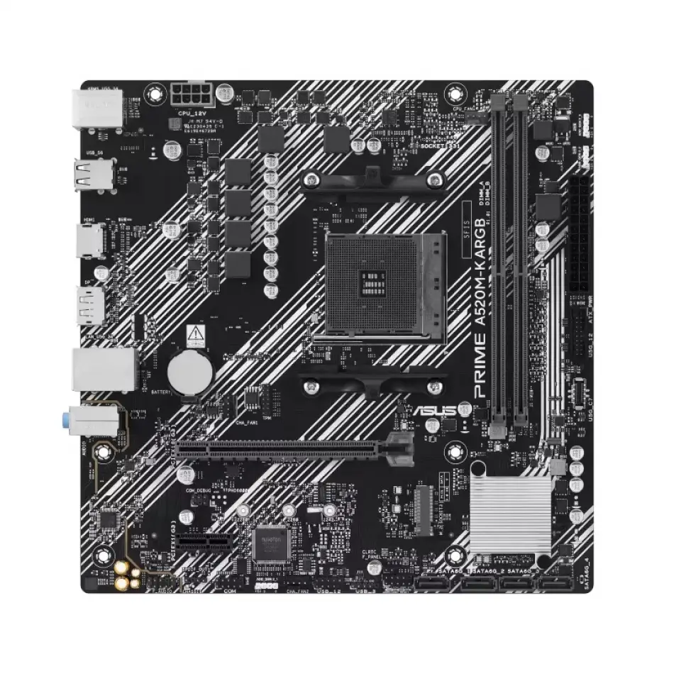 ASUS PRIME A520M-K ARGB DDR4 5100MHz mATX AM4