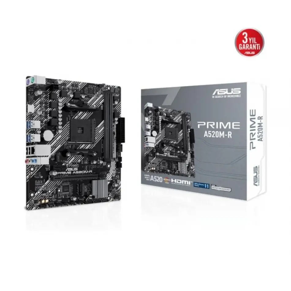 Asus Prıme A520m-r Ddr4 5100mhz Matx Am4