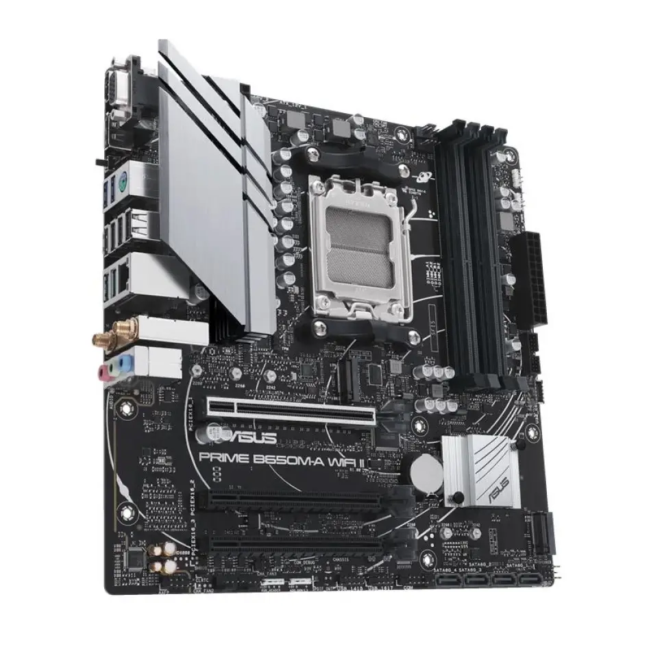 Asus Prıme B650m-a Wıfı Iı Ddr5 6400mhz 1xvga 1xhdmı 1xdp 2xm.2 Usb 3.2 Matx Am5(amd Am5 9000/8000/7000 Seri İle Uyumlu)
