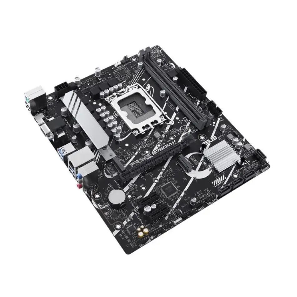 Asus Prıme B760m-k Ddr5 8000mhz 1xvga 1xhdmı 2xm.2 Usb 3.2 Matx 1700p (12. / 13. Ve 14. Nesil İşlemci Uyumlu)