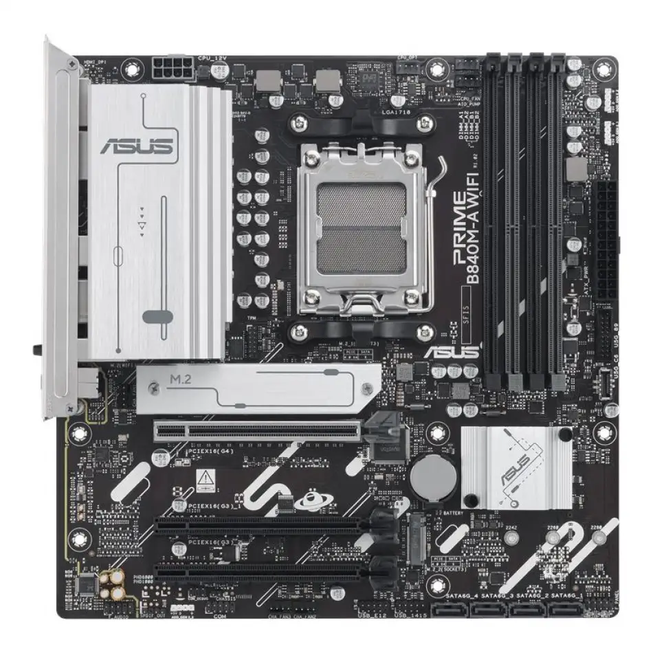 Asus Prıme B840m-a Wıfı Ddr5 7600mt/s 1xhdmı 2xdp 3xm.2 Am5 (amd Am5 9000/8000/7000 Serileri İle Uyumlu)