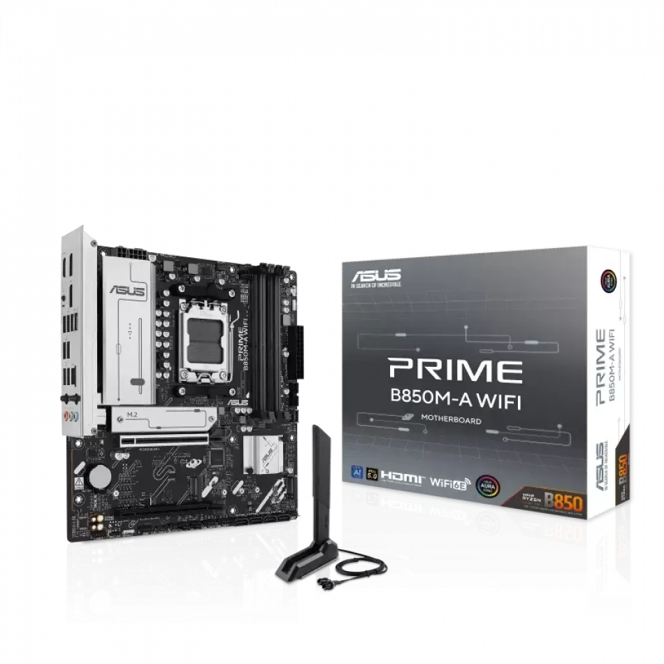Asus Prıme B850m-a Wıfı Amd Am5 Ddr5 Anakart