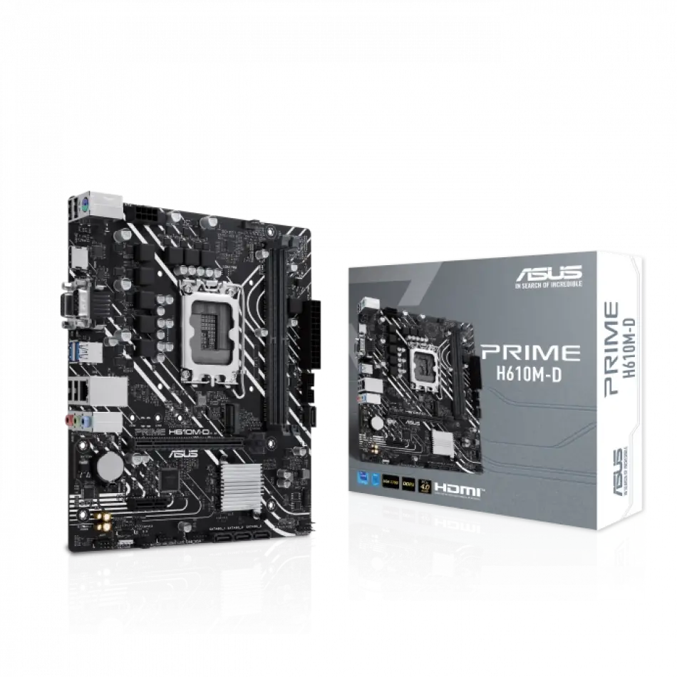 Asus Prıme H610m-d Ddr5 5600mhz M.2 Hdmı Matx 1700p