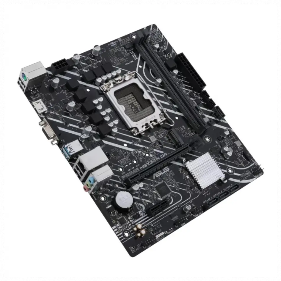 Asus Prıme H610m-k D4 Argb, 2xddr4, M.2, Hdmı, 12-13.14.nesil, Lga1700 Soket, Anakart