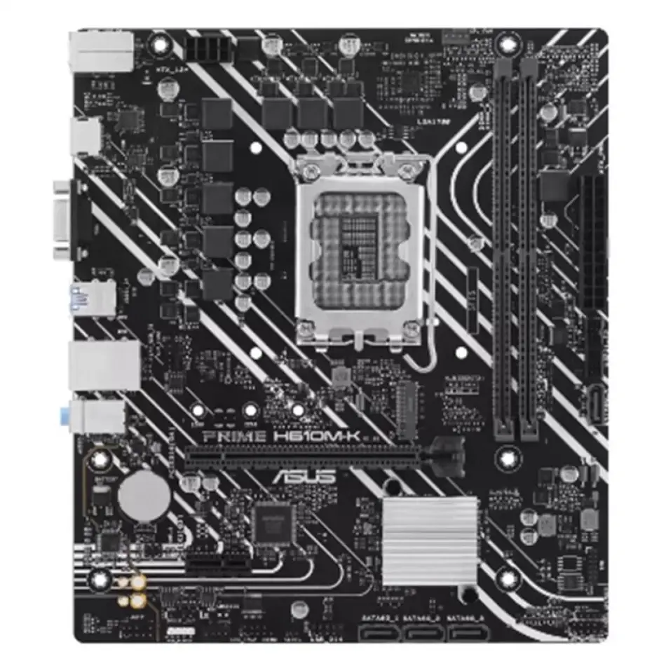 Asus Prıme H610m-k Ddr5 5600mhz 1xvga 1xhdmı 1xm.2 Usb 3.2 Matx 1700p (12. / 13. Ve 14. Nesil İşlemci Uyumlu)