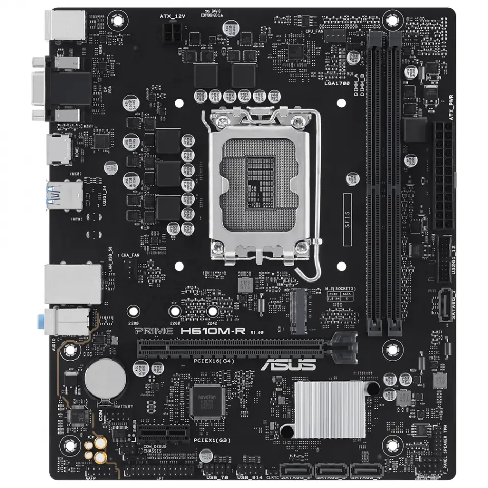 Asus Prıme H610m-r D5-sı  Ddr5  Matx 1700p