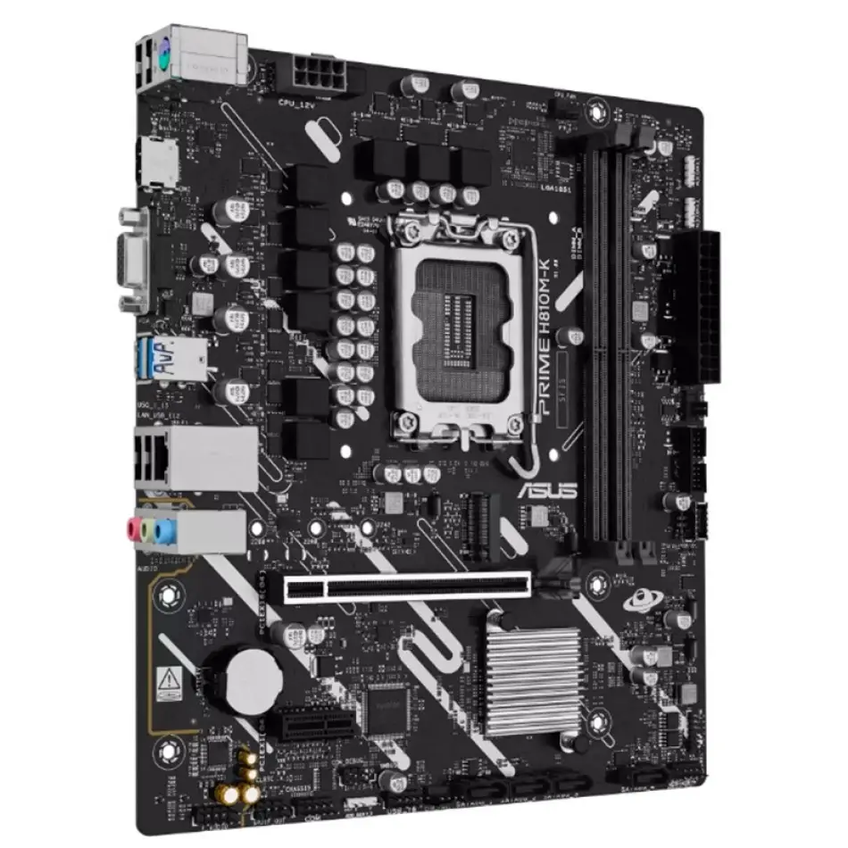 Asus Prıme H810m-k Ddr5 6400mt/s 1xvga 1xhdmı 1xm.2 1851p Matx (ıntel Ultra Processors Serıes 2)
