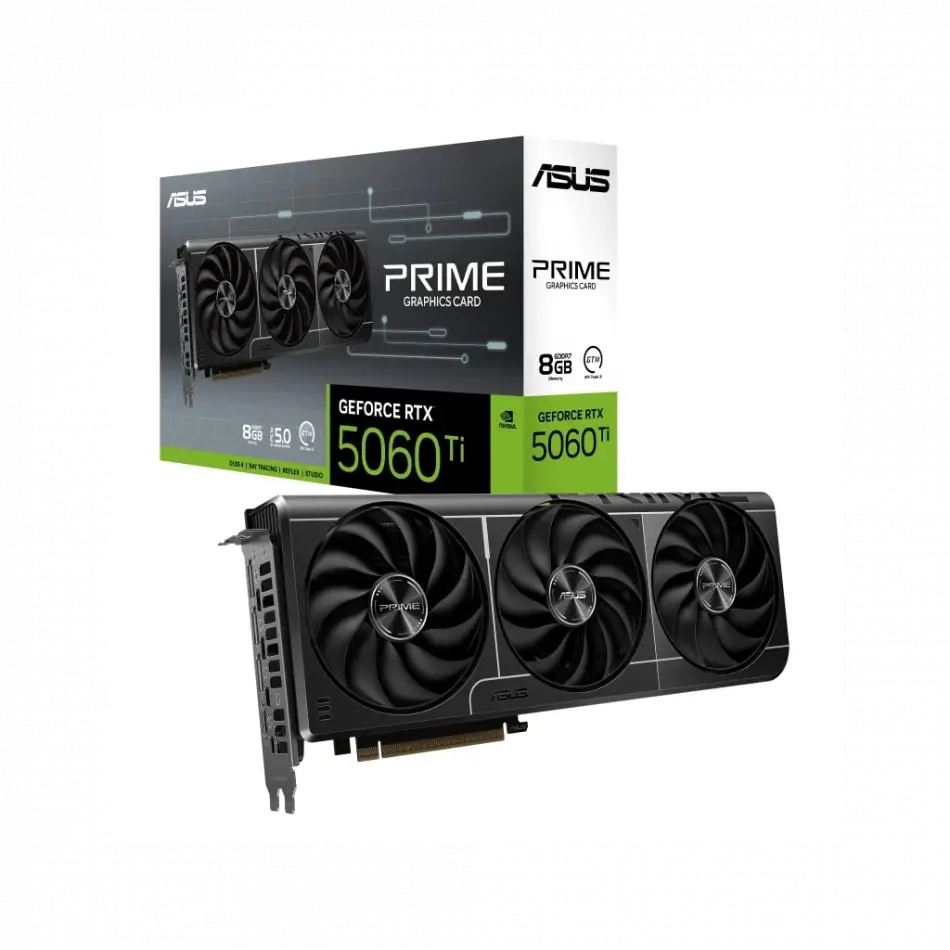 Asus Prıme-rtx5060tı-o8g, 8gb, 128bit, Gddr7, 1xhdmı, 3xdp Gamıng Ekran Kartı