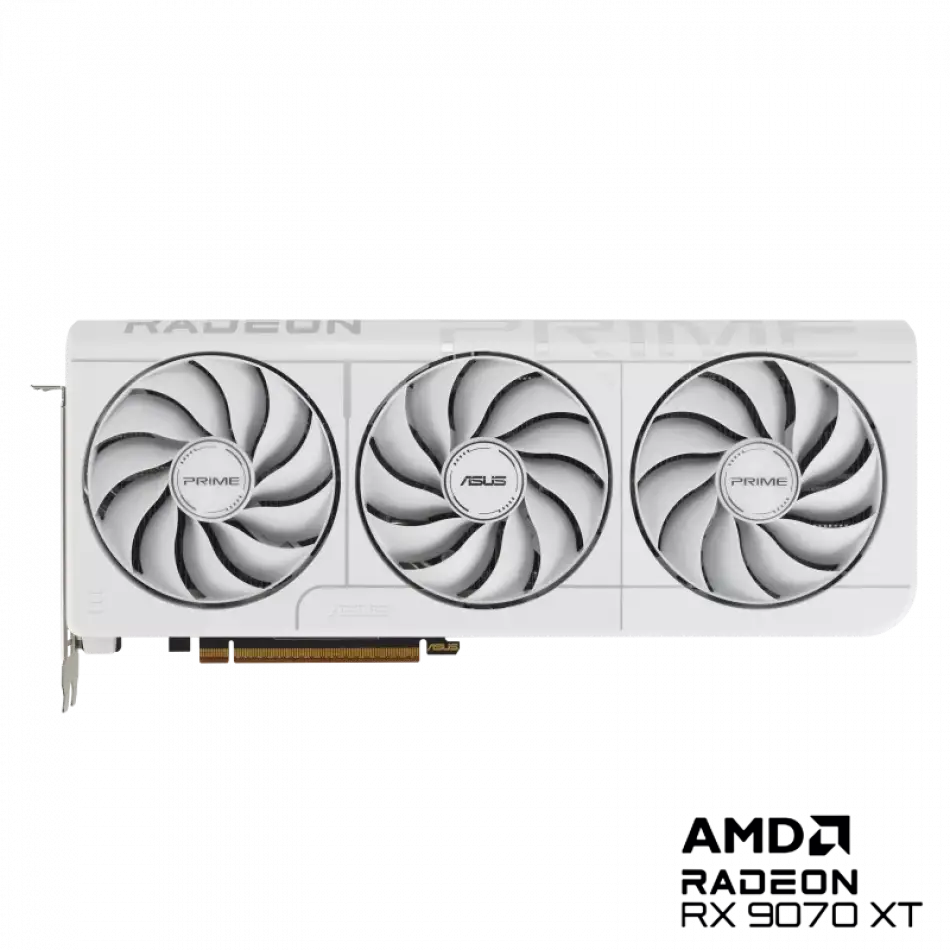 ASUS PRIME RX9070XT WHITE 256Bit 16GB VGA