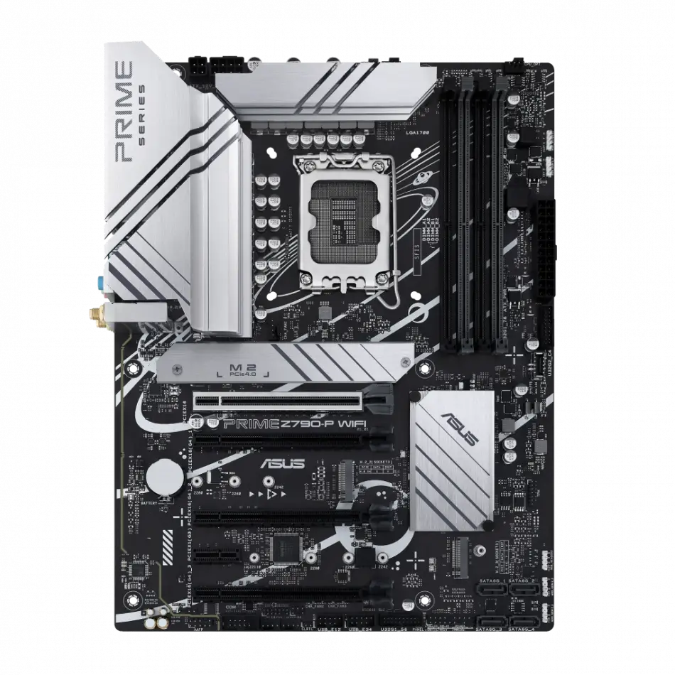 Asus Prıme Z790-p Wıfı, 4xddr5, 3x M.2, Hdmı, Dp, Type-c, Wi-fi 6, Bluetooth 5.2, 12-13.nesil, Lga1700 Soket, Argb Gaming Anakart