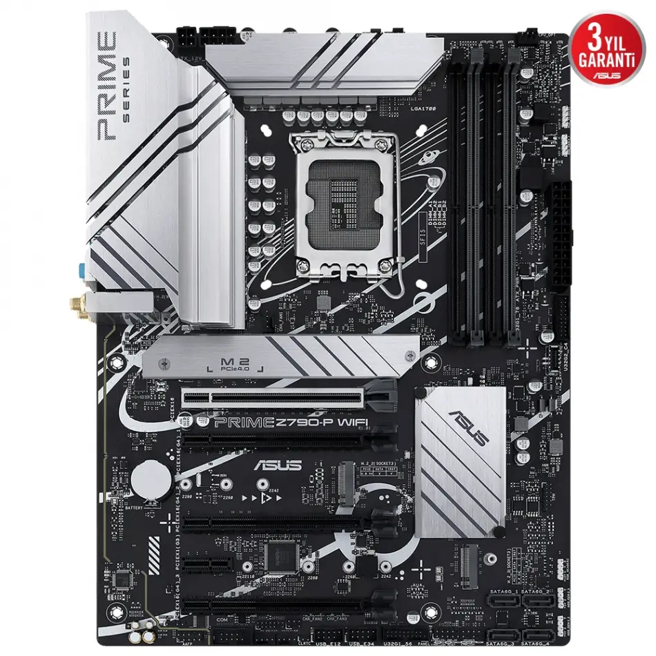 ASUS PRIME Z790-P WiFİ 7200Mhz(OC) DDR5 M.2 ATX 1700p
