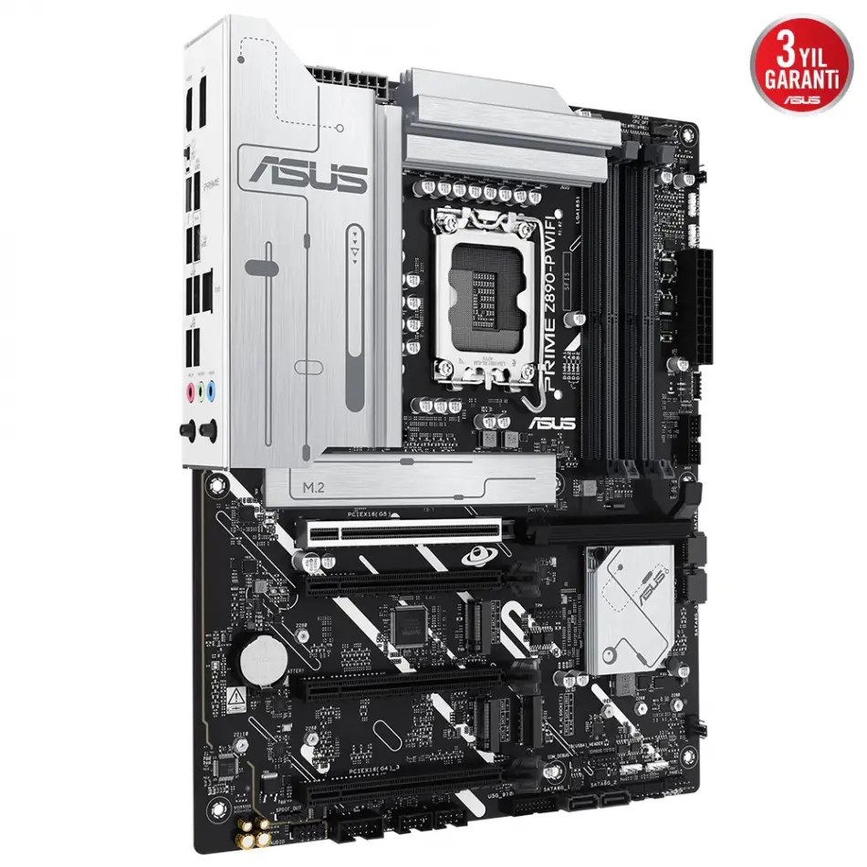 Asus Prıme Z890-p Wıfı Ddr5 4xm2 Usb3.2 Rgb Lan Atx