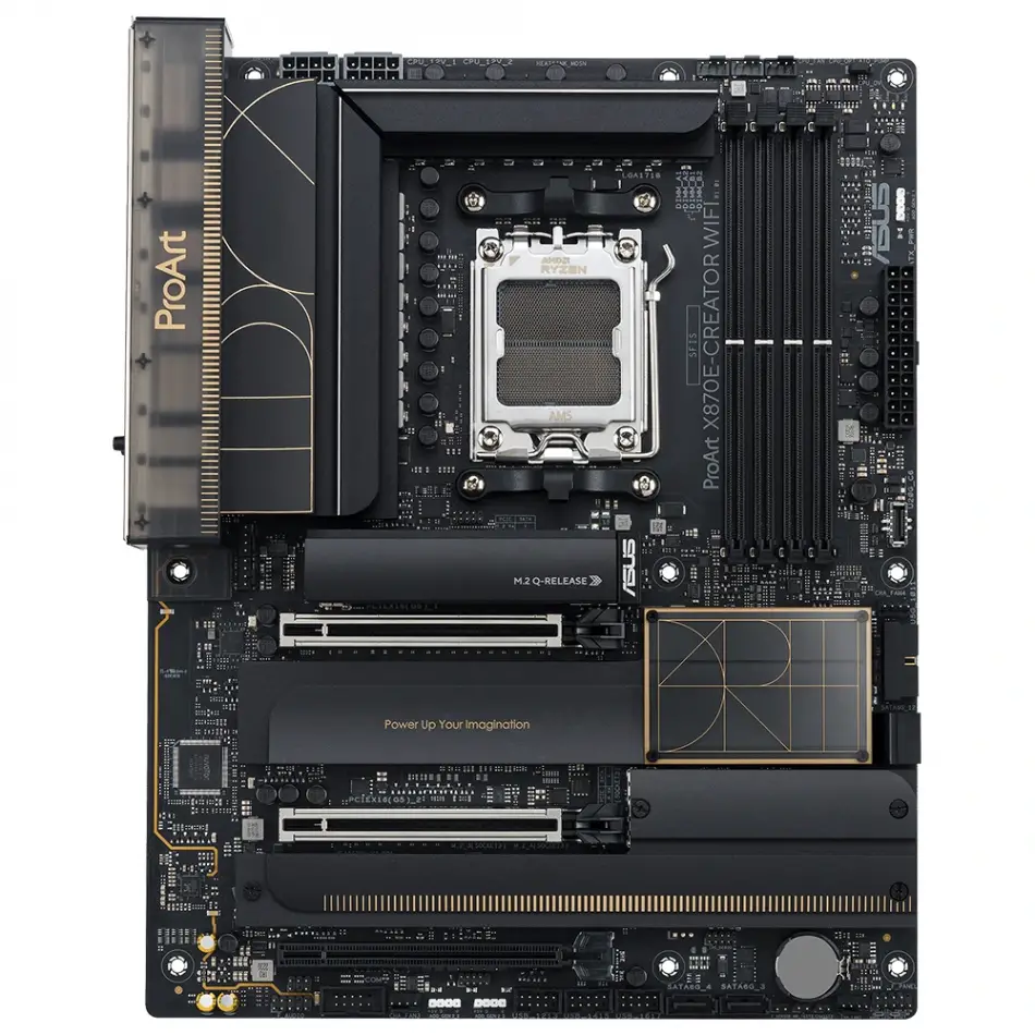 Asus Proart X870e-creator Wıfı Amd X870e Soket Am5 Ddr5 8000+(oc)mhz Atx