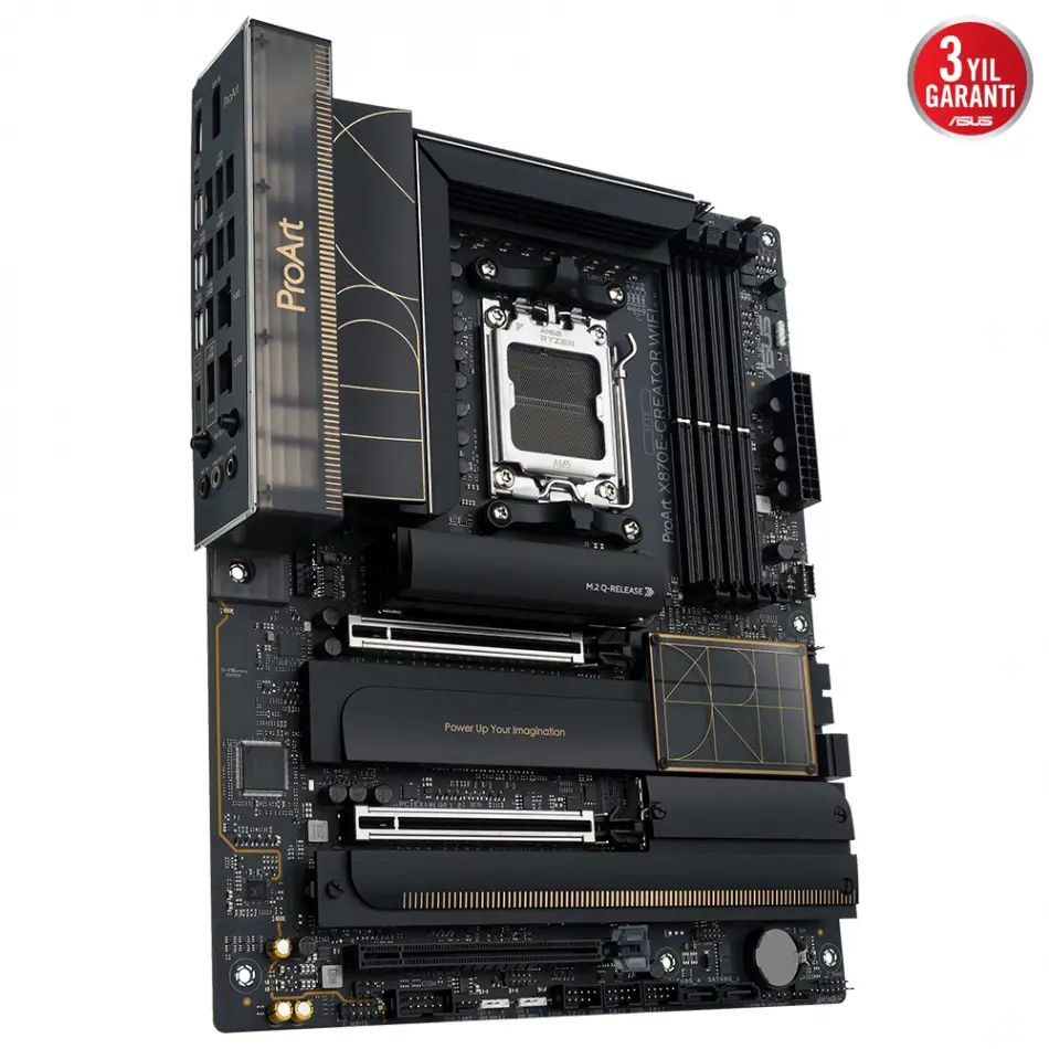 Asus Proart X870e-creator Wıfı Amd X870e Soket Am5 Ddr5 8000+(oc)mhz Atx