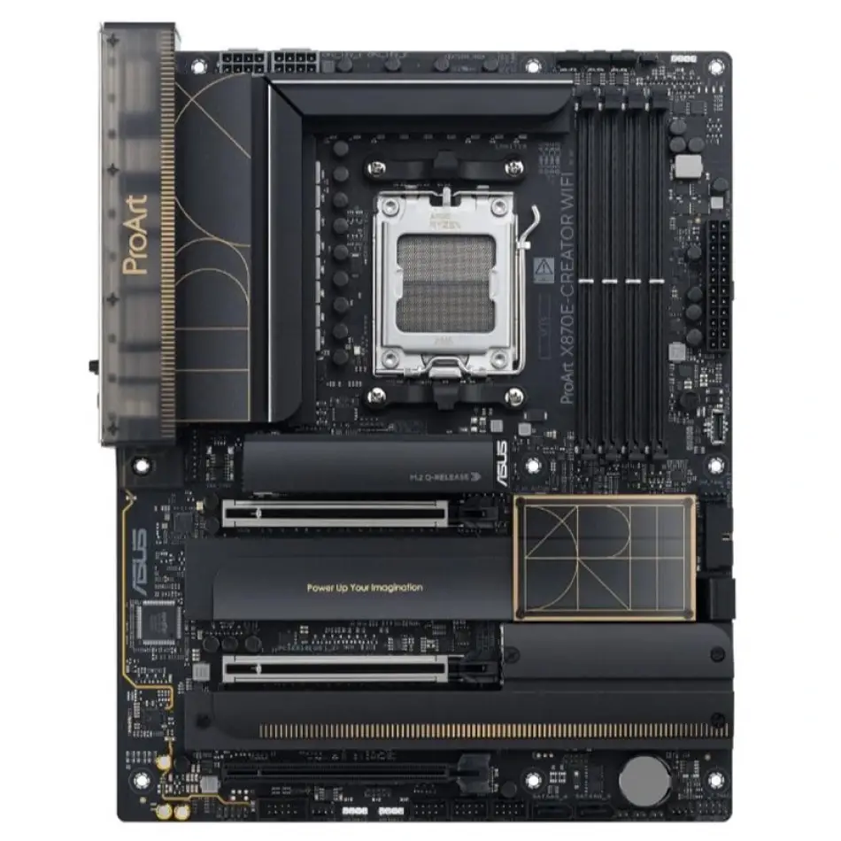 Asus Proart X870e-creator Wıfı Ddr5 8000mt/s 1xhdmı Type-c 4xm.2 Atx Am5 (amd Am5 9000/8000/7000 Serileri İle Uyumlu)