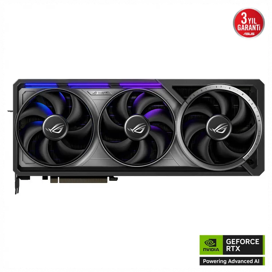 Asus Rog-astral-rtx5080-o16g-gamıng, 16gb, 256bit, Gddr7, 2xhdmı, 3xdp Gamıng Ekran Kartı