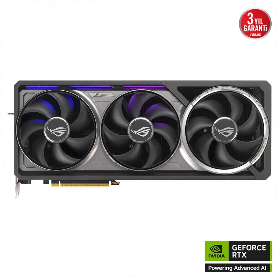 Asus Rog-astral-rtx5090-o32g-gamıng, 32gb, 512bit, Gddr7, 2xhdmı, 3xdp Gamıng Ekran Kartı