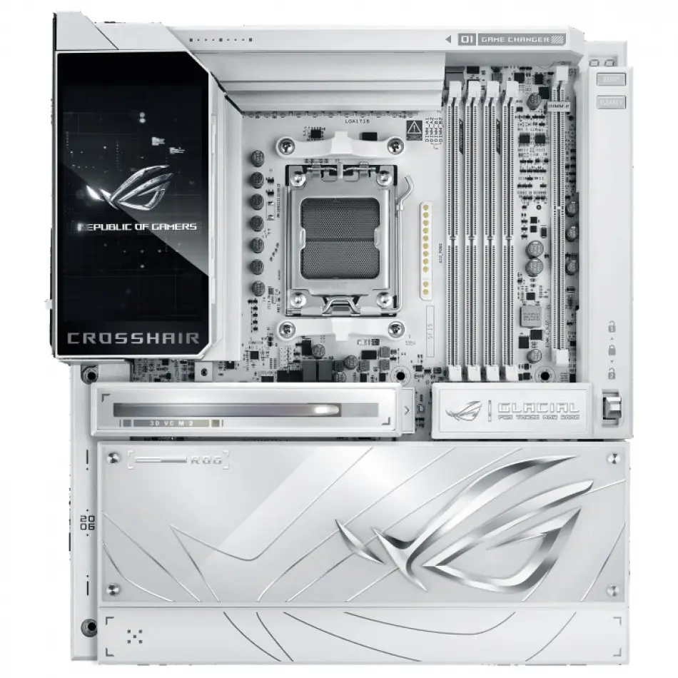 ASUS ROG CROSSHAIR X870E GLACIAL AM5 ANAKART