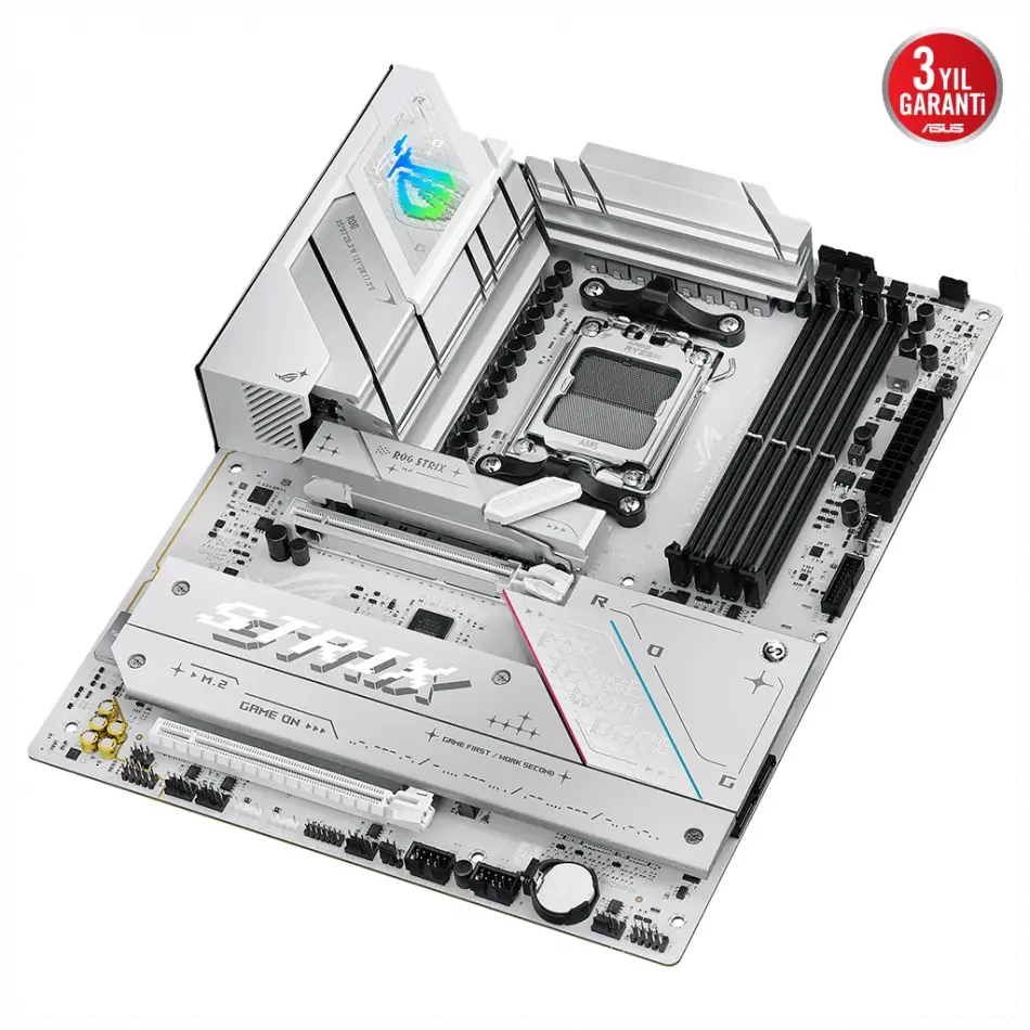 Asus Rog Strıx B850-a Gamıng Wıfı7 Neo, 4xddr5,  4xm.2, Hdmı, Dp, Type-c, Pcıe 5.0, Wi-fi 7, Bluetooth V5.4, Am5 Soket Gamıng Anakart