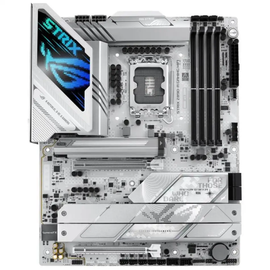 Asus Rog Strıx Z890-a Gamıng Wıfı Ddr5 9066mt/s 1xhdmı 1xdp 2xusb Type-c 5xm.2 Atx 1851p(ıntel Ultra Processors Serıes2)