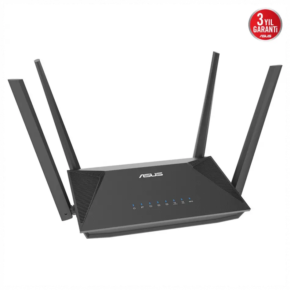 Asus Rt-ax52 Pro, Ax3000, 3 Port, 3000mbps,  Dual Band, Wifi 6, Aimesh, Extendable Router
