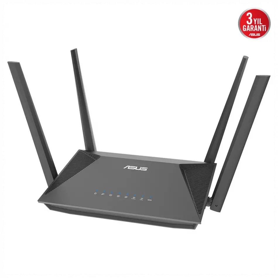 Asus Rt-ax52 Pro, Ax3000, 3 Port, 3000mbps,  Dual Band, Wifi 6, Aimesh, Extendable Router
