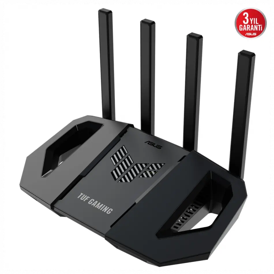 Asus Tuf-be3600, Be3600, 4 Port, 3600mbps, Dual Band, Wifi 7, Aimesh, Aiprotection Pro, Gamıng Extendable Router