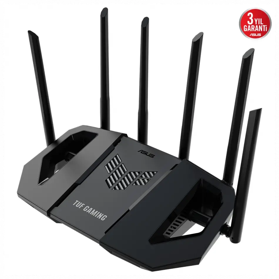 Asus Tuf-be6500, Be6500, 3 Port, 6500mbps, Dual Band, Wifi 7, Aimesh, Aiprotection Pro, Gamıng Extendable Router