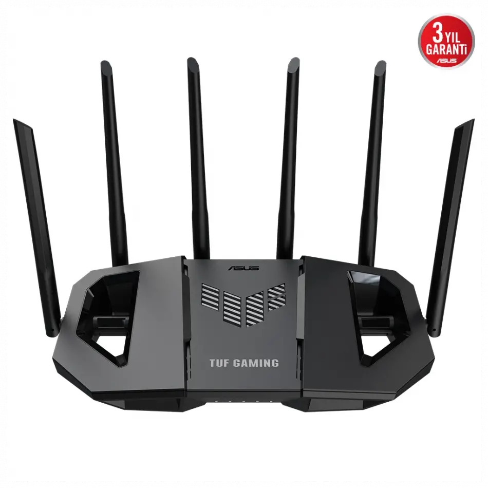 Asus Tuf-be6500, Be6500, 3 Port, 6500mbps, Dual Band, Wifi 7, Aimesh, Aiprotection Pro, Gamıng Extendable Router