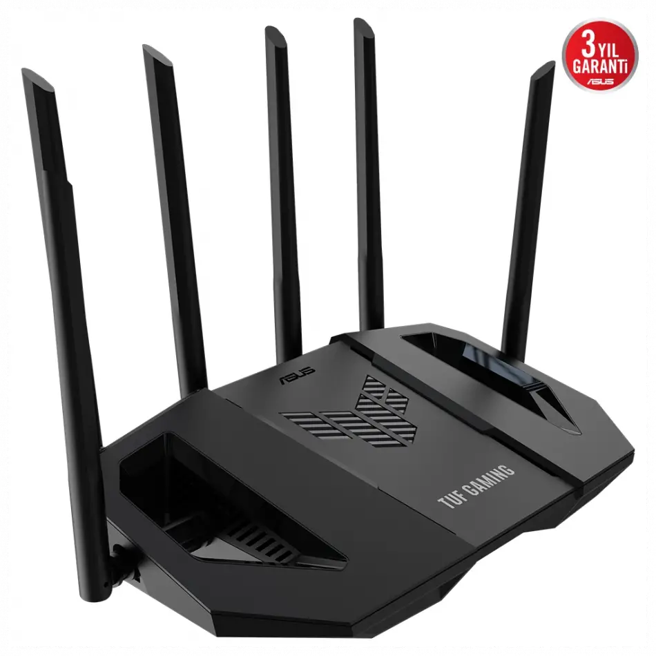 Asus Tuf-be6500, Be6500, 3 Port, 6500mbps, Dual Band, Wifi 7, Aimesh, Aiprotection Pro, Gamıng Extendable Router
