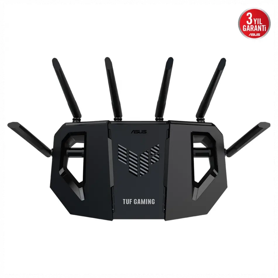 Asus Tuf-be6500, Be6500, 3 Port, 6500mbps, Dual Band, Wifi 7, Aimesh, Aiprotection Pro, Gamıng Extendable Router