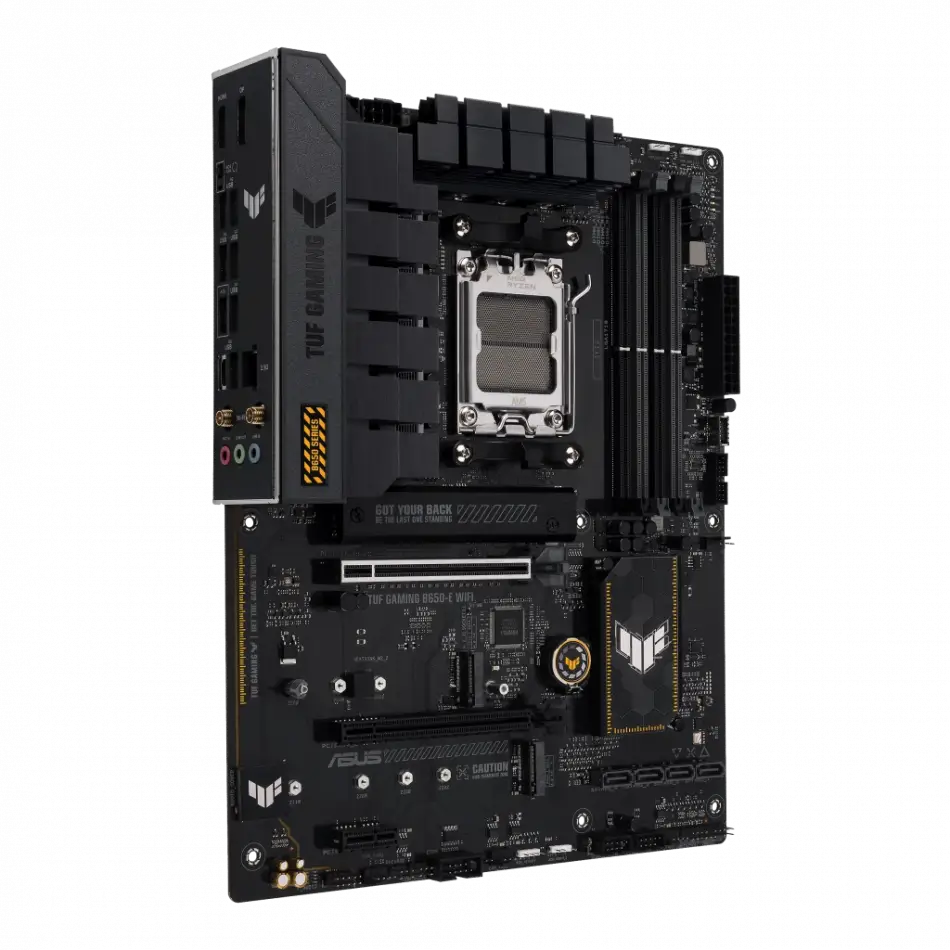 Asus Tuf Gamıng B650-e Wıfı, 4xddr5, 3x M.2, Hdmı, Dp, Wi-fi 6, Bluetooth V5.3, Amd Ryzen 7000 Serisi, Am5 Soket Anakart