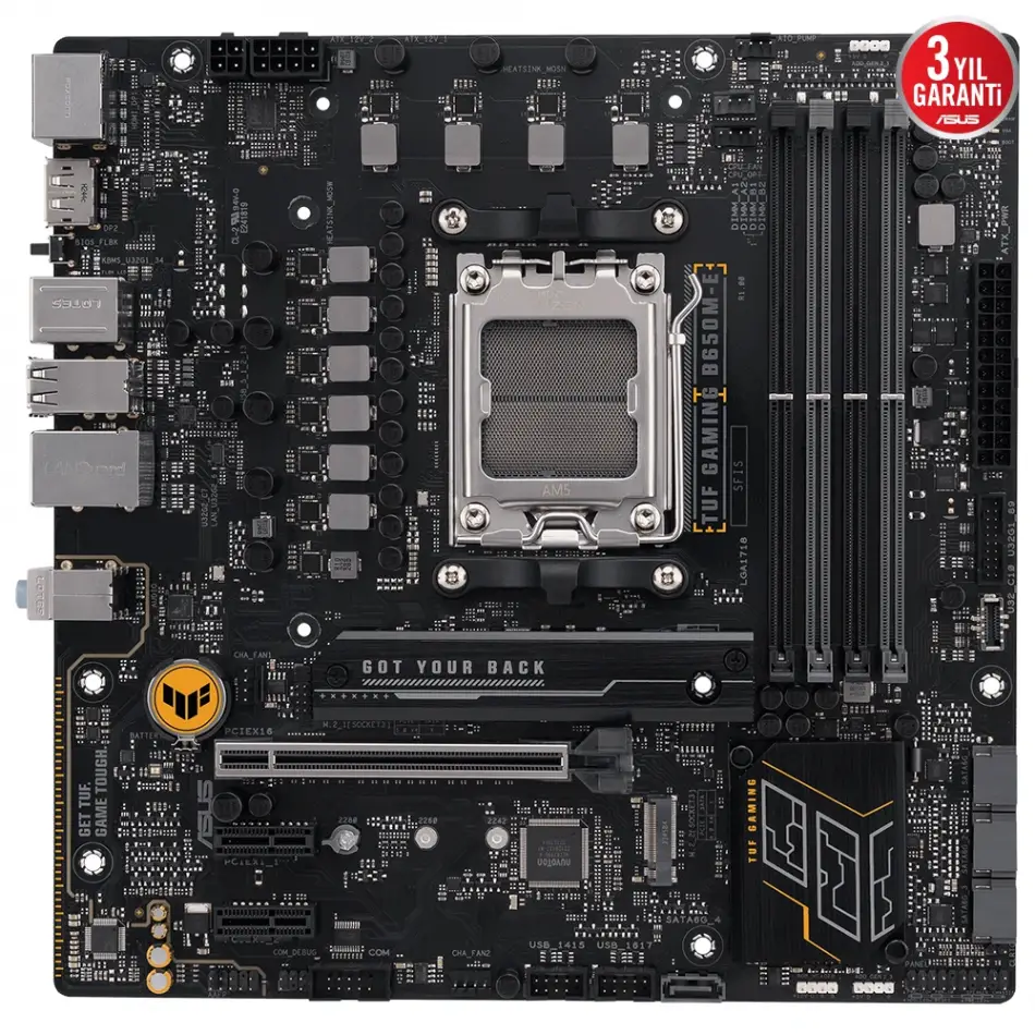 Asus Tuf Gamıng B650m-e Ddr5 6400+(oc) Dp Hdmı M.2 Am5