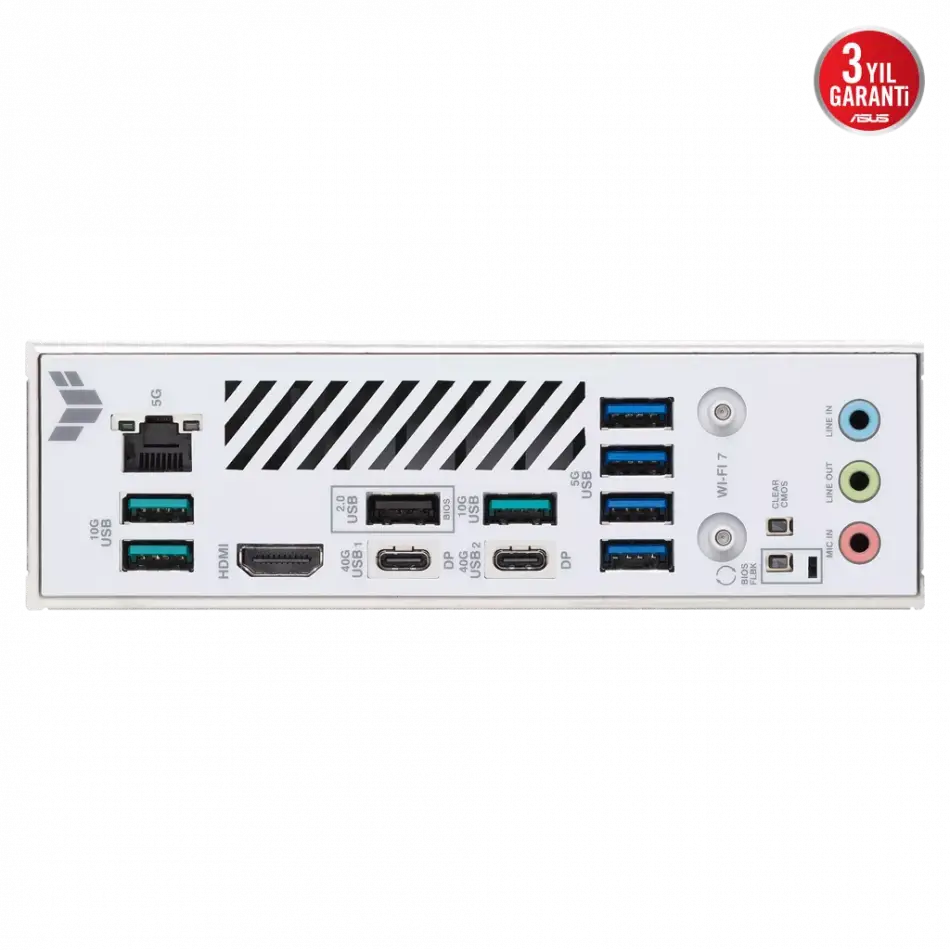 Asus Tuf Gamıng B850-pro Wıfı7 W Neo, 4xddr5, 3x M.2, Hdmı, Dp, Type-c, Wi-fi 7, Bluetooth V5.4, Am5 Soket Gamıng Anakart