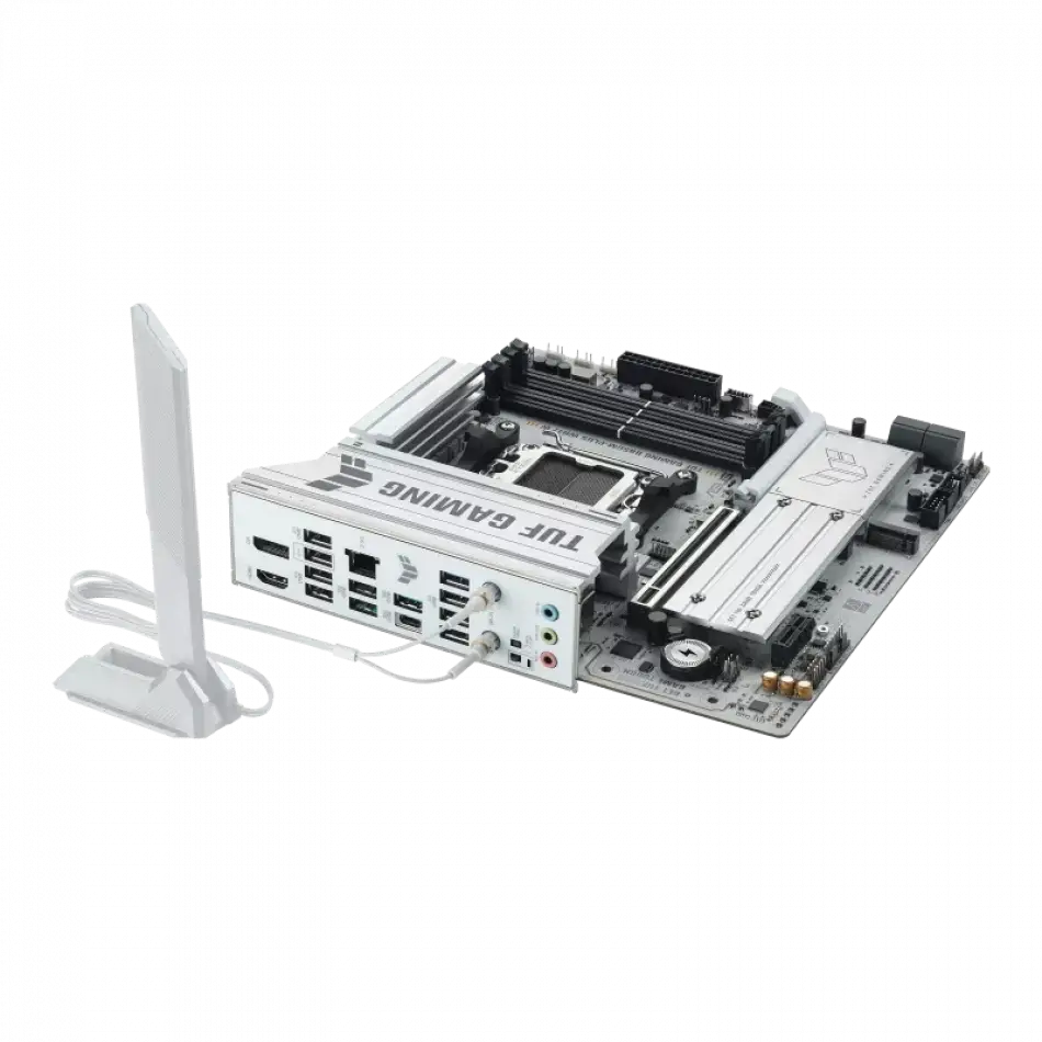 ASUS TUF GAMING B850M-PLUS WIFI7 AMD ANAKART BEYAZ