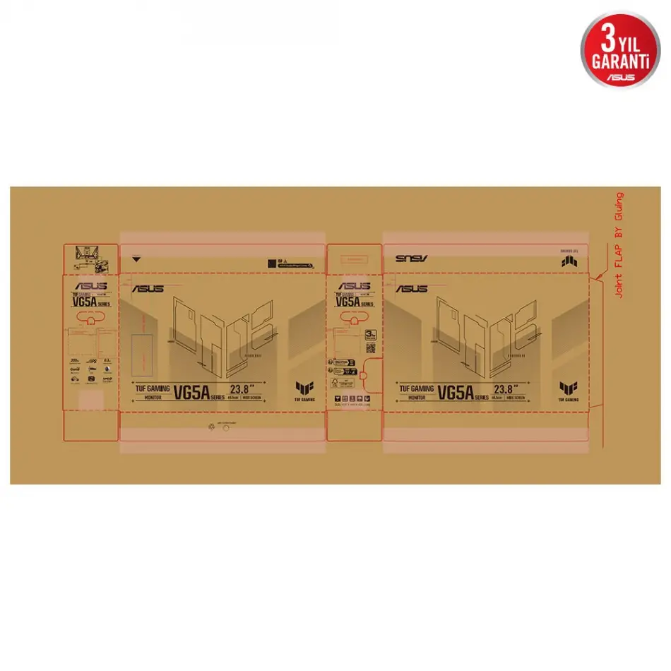 ASUS TUF GAMING VG249Q5A 23.8 200HZ 0.3MS MONITOR