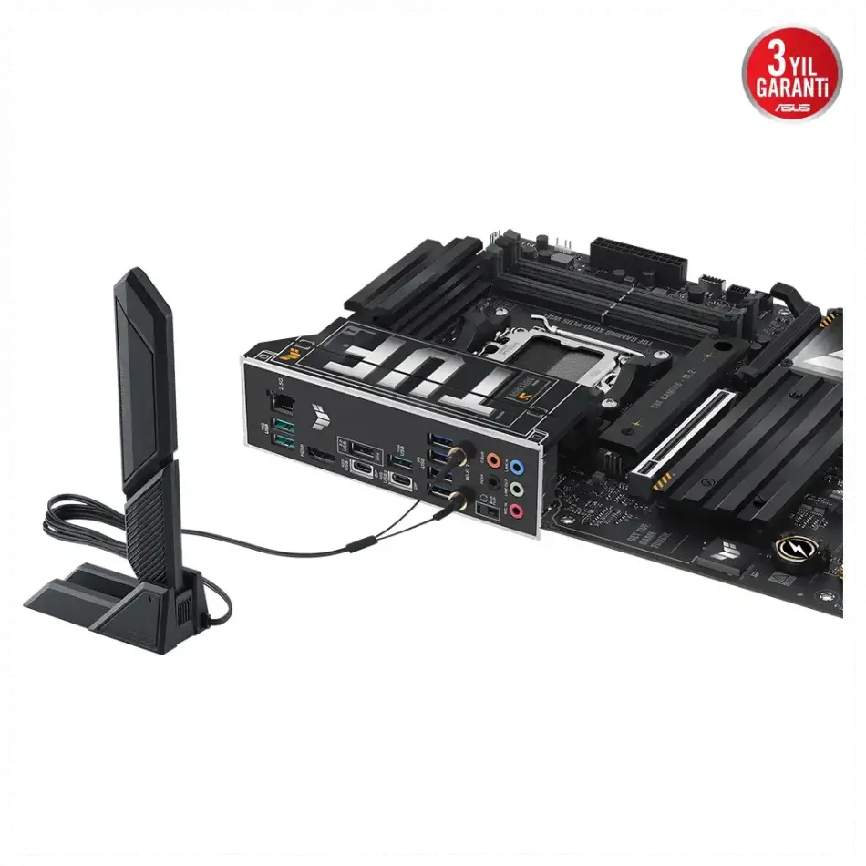 Asus Tuf Gamıng X870-plus Wıfı, 4xddr5, 4xm.2, Hdmı, Dp, Type-c, Wi-fi 7, Bluetooth V5.4, Am5 Soket Gamıng Anakart
