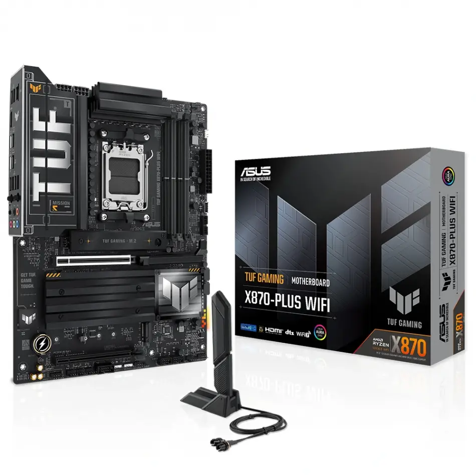 Asus Tuf Gamıng X870-plus Wıfı Amd Am5 Ddr5 Atx