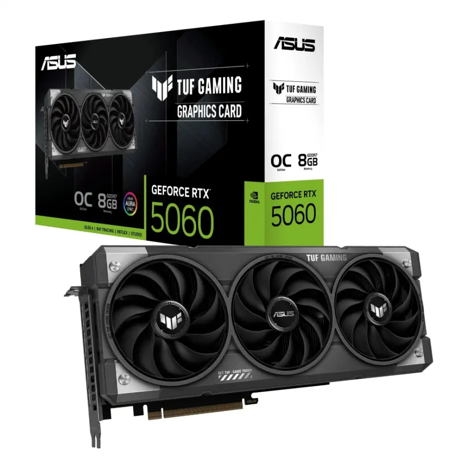 Asus Tuf-rtx5060-o8g-gamıng, 8gb, 128bit, Gddr7, 1xhdmı, 3xdp Gamıng Ekran Kartı