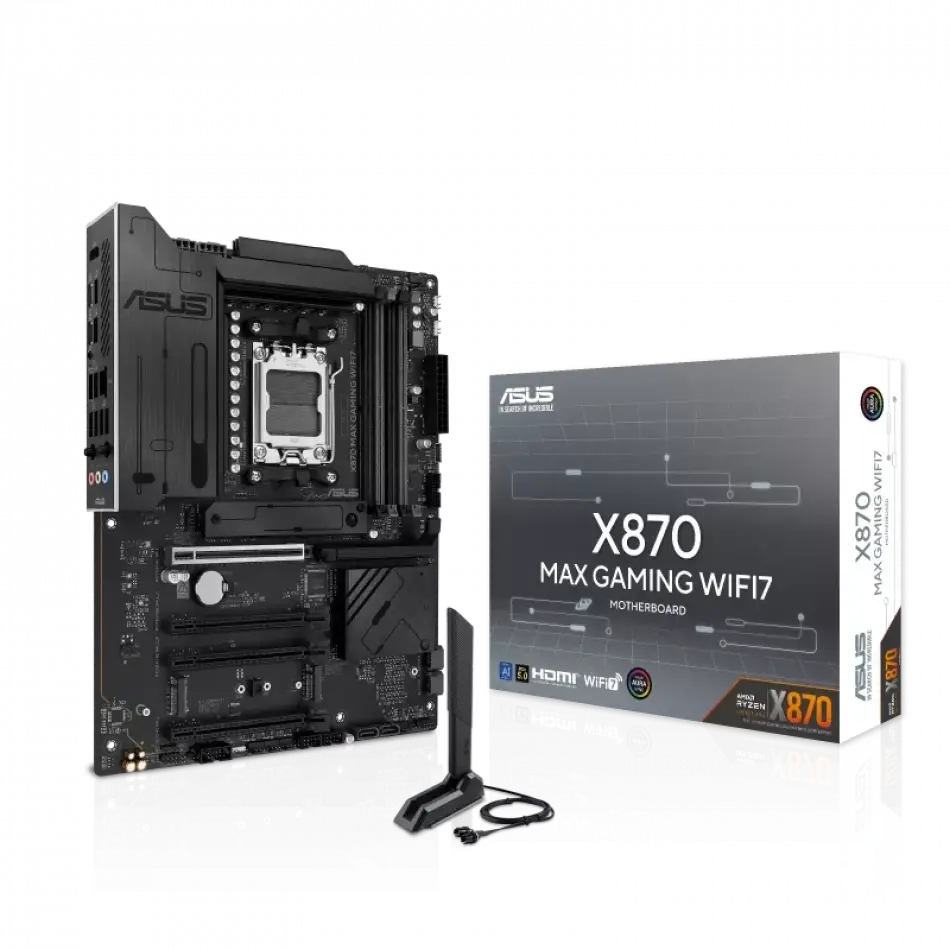 ASUS X870 MAX GAMING WIFI7 AMD AM5 DDR5 ANAKART