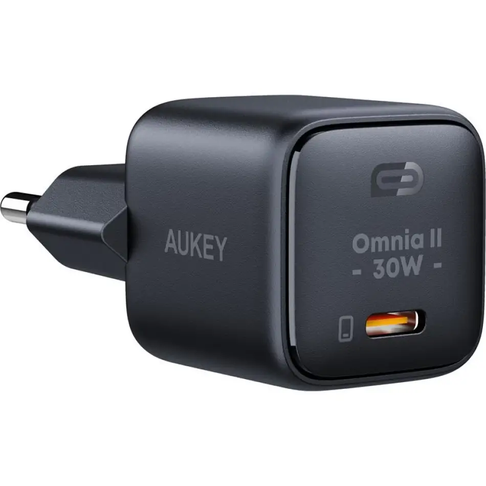 Aukey Pa-b1l-bk 30w Omnia Iı Mini Gan Type-c Pd Şarj Adaptörü