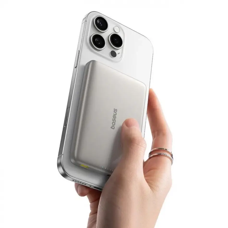 Baseus Pıcogo Ultra-slım Qı2 P.bank 10000mah Grı