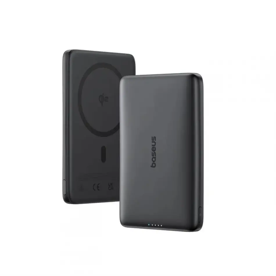 Baseus Pıcogo Ultra-slım Qı2 P.bank Sıyah10000mah