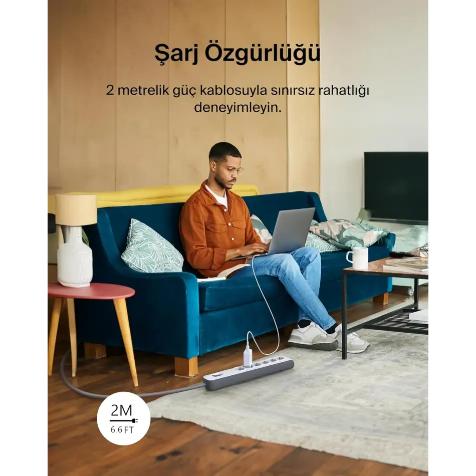 BELKIN BSV603VF2MV2 SURGEMASTER 2M 6LU AKIM KOR.