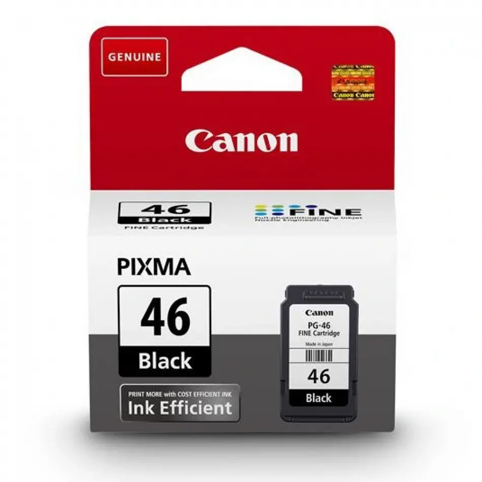 Canon Bk Pg-46 Black Mürekkep Kartuşu (orjinal)